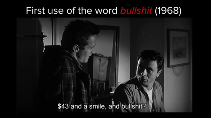 A Brief History of Swearing in Movies