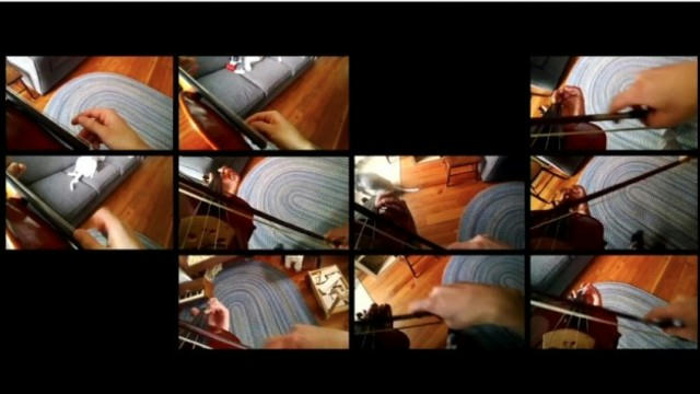 Google Glass Ensemble: Viola Composition Made in Glass Videos