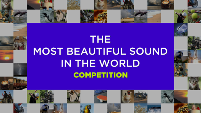 BeautifulNow Competition to Find the Most Beautiful Sound in the World
