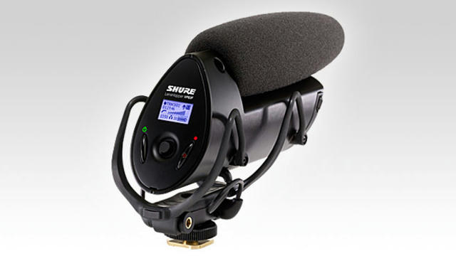 Shure LensHopper Camera-Mount Condenser Microphone with Integrated Flash Recording