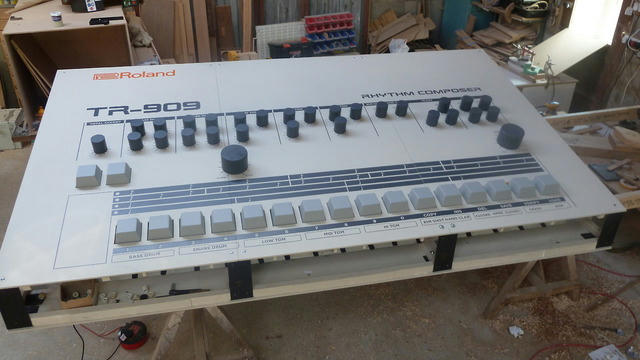 9 ft Roland TR-909 Sampler Interactive Sculpture