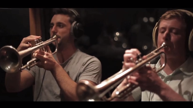 Electronic band Pigeon perform a medley of DAFT PUNK