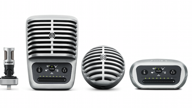 CES 2015: Shure Announces Line of Portable Digital Microphones for iOS and Mac