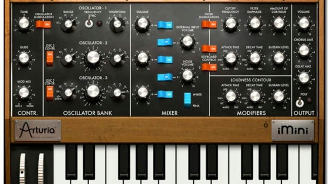 Minimoog for the iPad - iMini from Arturia